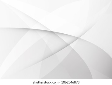 Abstract white and gray color technology modern background design vector Illustration