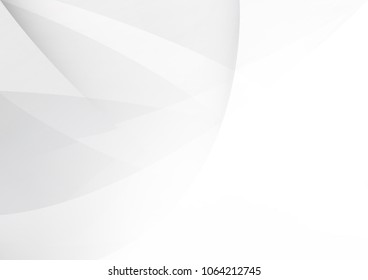 Abstract White and gray color technology modern background design vector Illustration