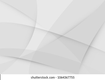 Abstract White and gray color technology modern background design vector Illustration