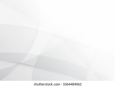 Abstract White and gray color technology modern background design vector Illustration