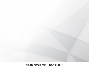 Abstract White and gray color technology modern background design vector Illustration