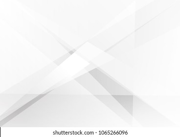 Abstract White and gray color technology modern background design vector Illustration
