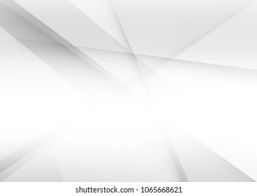 Abstract White and gray color technology modern background design vector Illustration