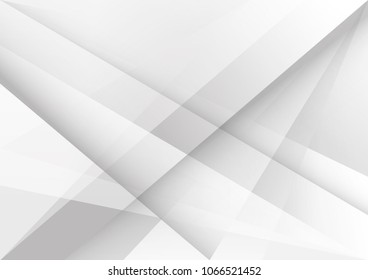 Abstract White and gray color technology modern background design vector Illustration