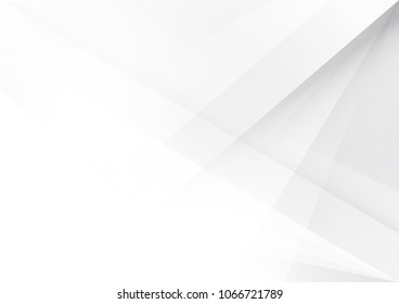 Abstract White and gray color technology modern background design vector Illustration