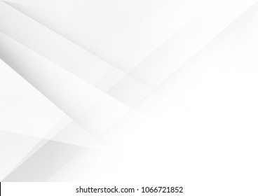 Abstract White and gray color technology modern background design vector Illustration