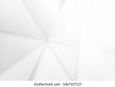Abstract White and gray color technology modern background design vector Illustration