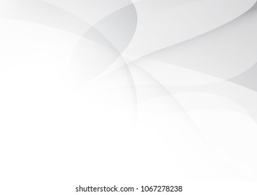 Abstract White and gray color technology modern background design vector Illustration