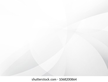 Abstract White and gray color technology modern background design vector Illustration
