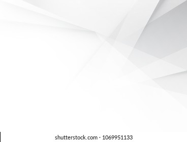 Abstract White and gray color technology modern background design vector Illustration