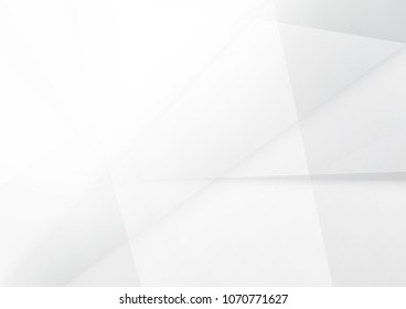 Abstract White and gray color technology modern background design vector Illustration