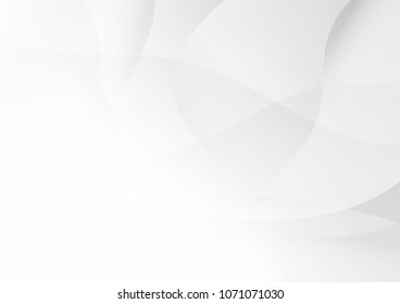 Abstract White and gray color technology modern background design vector Illustration