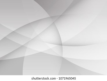 Abstract White and gray color technology modern background design vector Illustration
