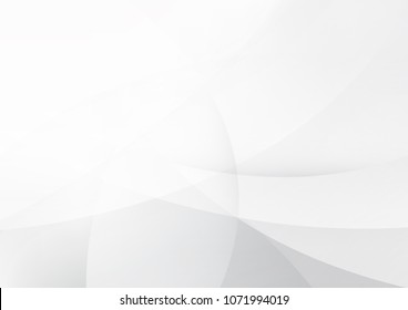 Abstract White and gray color technology modern background design vector Illustration