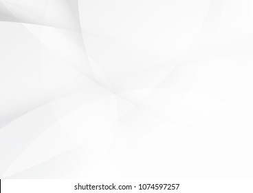 Abstract White and gray color technology modern background design vector Illustration