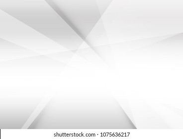Abstract White and gray color technology modern background design vector Illustration