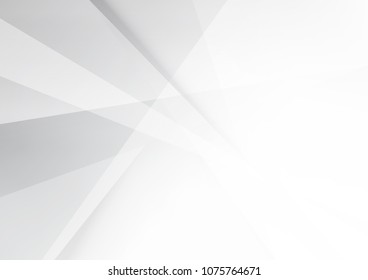 Abstract White and gray color technology modern background design vector Illustration