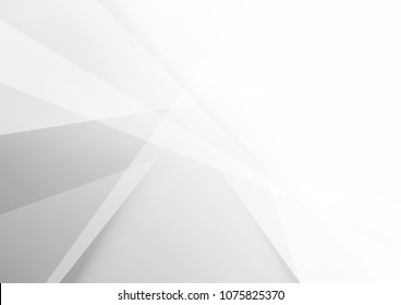 Abstract White and gray color technology modern background design vector Illustration