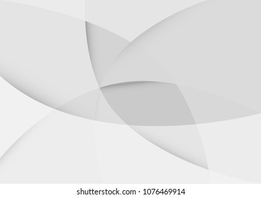 Abstract White and gray color technology modern background design vector Illustration
