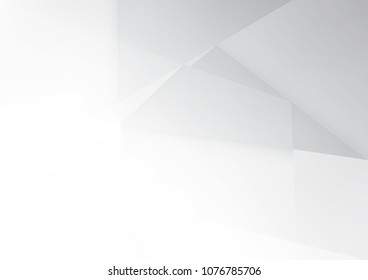 Abstract White and gray color technology modern background design vector Illustration