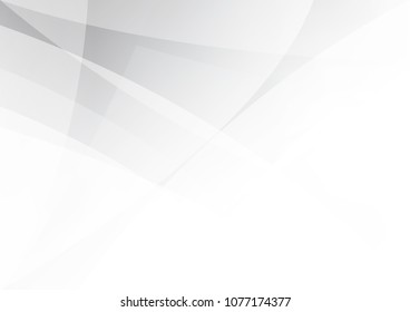 Abstract White and gray color technology modern background design vector Illustration
