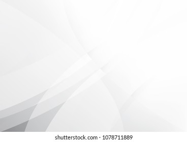 Abstract White and gray color technology modern background design vector Illustration