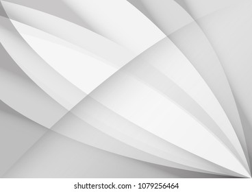 Abstract White and gray color technology modern background design vector Illustration