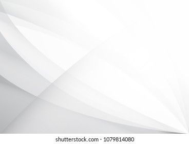 Abstract White and gray color technology modern background design vector Illustration