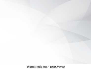 Abstract White and gray color technology modern background design vector Illustration