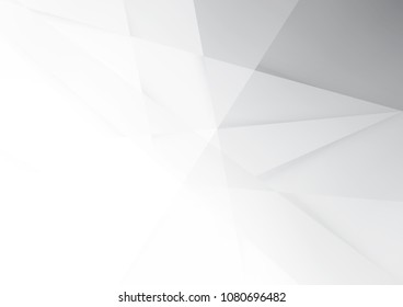 Abstract White and gray color technology modern background design vector Illustration