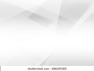 Abstract White and gray color technology modern background design vector Illustration