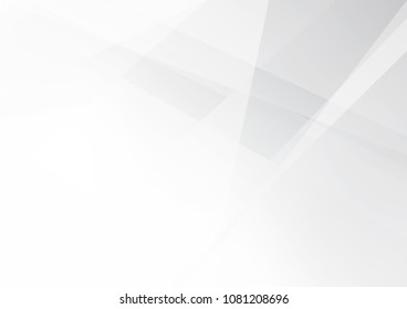 Abstract White and gray color technology modern background design vector Illustration