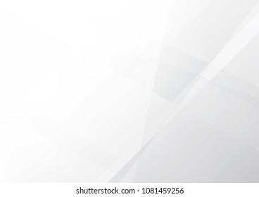 Abstract White and gray color technology modern background design vector Illustration