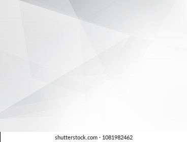 Abstract White and gray color technology modern background design vector Illustration