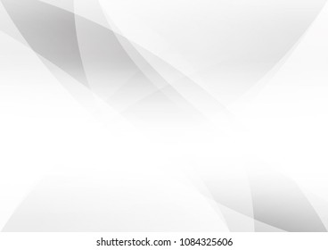 Abstract White and gray color technology modern background design vector Illustration