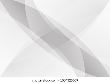 Abstract White and gray color technology modern background design vector Illustration