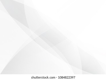 Abstract White and gray color technology modern background design vector Illustration