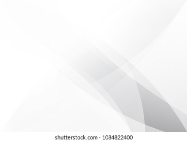Abstract White and gray color technology modern background design vector Illustration