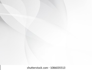 Abstract White and gray color technology modern background design vector Illustration