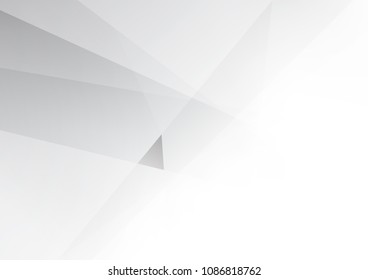 Abstract White and gray color technology modern background design vector Illustration