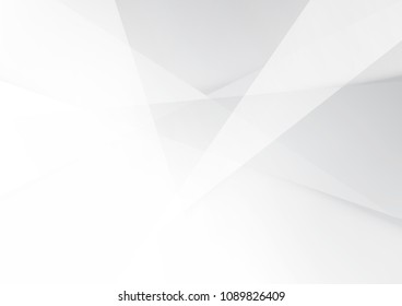 Abstract White and gray color technology modern background design vector Illustration
