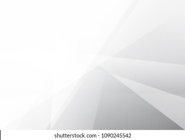 Abstract White and gray color technology modern background design vector Illustration