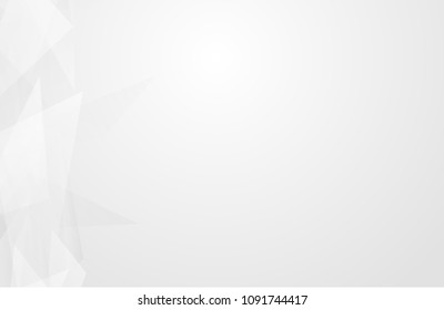 Abstract white and gray color technology modern background design vector Illustration