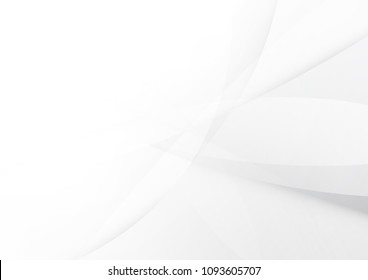 Abstract white and gray color technology modern background design vector Illustration