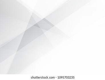 Abstract white and gray color technology modern background design vector Illustration