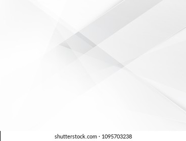 Abstract white and gray color technology modern background design vector Illustration
