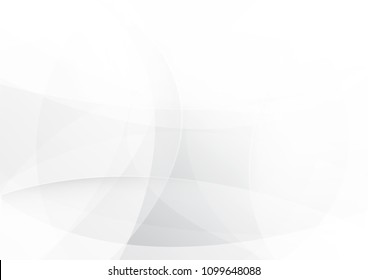 Abstract White and gray color technology modern background design vector Illustration