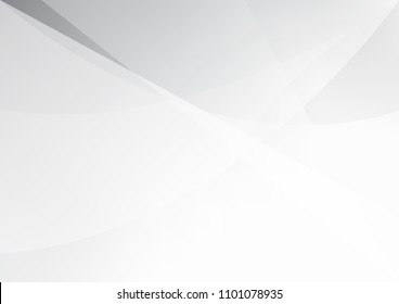 Abstract White and gray color technology modern background design vector Illustration