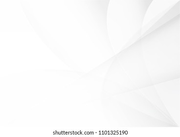 Abstract White and gray color technology modern background design vector Illustration