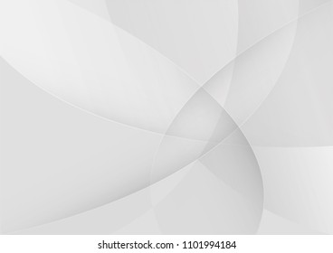Abstract White and gray color technology modern background design vector Illustration